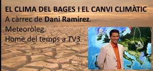 Conferència EL CLIMA DEL BAGES I EL CANVI CLIMÀTIC